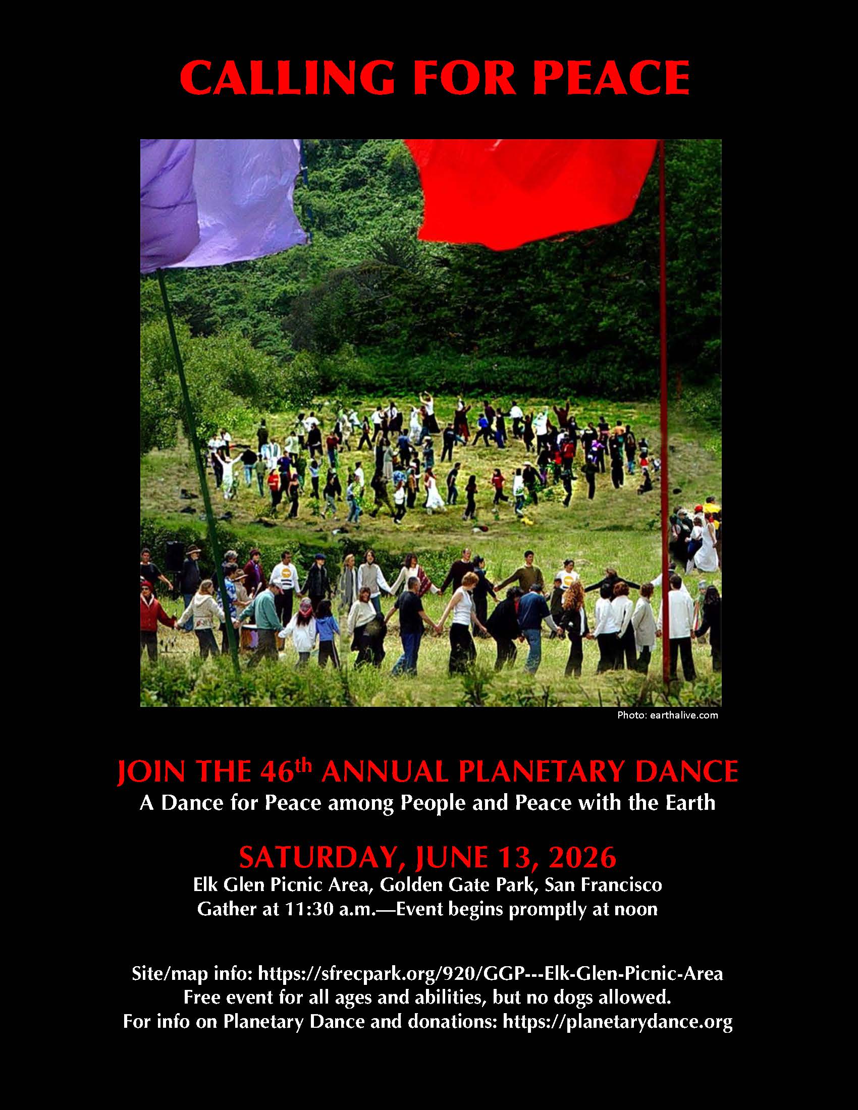 Annual Planetary Dance 2026